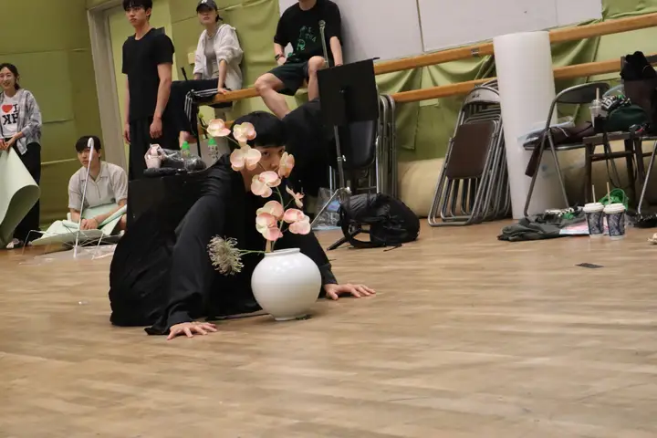홍콩공연예술학원 연습실에서의 리허설